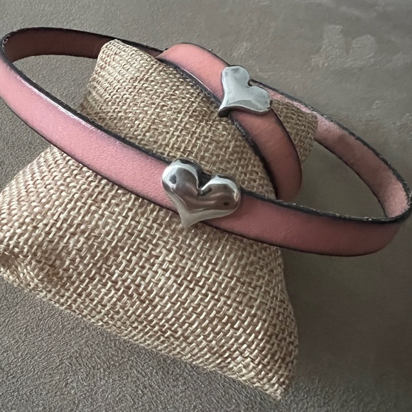 Jewelry - Leather & silver plated necklace & bracelet set